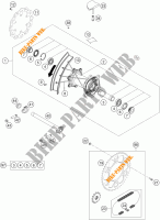 REAR WHEEL for KTM 300 SX 2023