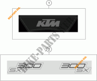 STICKERS for KTM 300 SX 2023