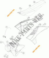 TANK / SEAT for KTM 300 SX 2023
