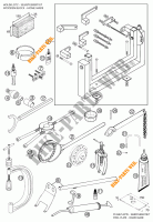 SPECIFIC TOOLS (ENGINE) for KTM 640 DUKE II ORANGE 2002
