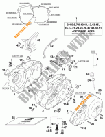CRANKCASE for KTM 620 DUKE-E 1997