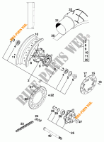 REAR WHEEL for KTM 620 DUKE-E 1997