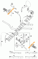 HANDLEBAR / CONTROLS for KTM 620 DUKE-E 37KW 1997