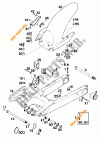SWINGARM for KTM 620 DUKE-E 37KW 1997