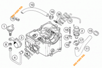 SYSTÈME D'AIR SECONDAIRE for KTM 620 DUKE-E 37KW 1997