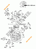 CYLINDER HEAD  for KTM 620 DUKE 37KW 1996