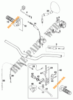HANDLEBAR / CONTROLS for KTM 620 DUKE 37KW 1996