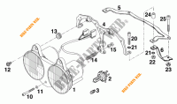 HEADLIGHT / TAIL LIGHT for KTM 620 DUKE 37KW 1996