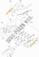 SWINGARM for KTM 1290 SUPER DUKE GT ORANGE ABS 2016