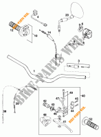 HANDLEBAR / CONTROLS for KTM 620 DUKE 37KW 1994