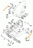 SWINGARM for KTM 620 DUKE 37KW 1994