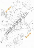 EXHAUST for KTM 1290 SUPER DUKE GT GREY ABS 2016