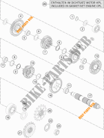 GEARBOX COUNTERSHAFT for KTM 1290 SUPER DUKE GT GREY ABS 2016