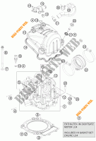 CYLINDER HEAD  for KTM 690 DUKE R ABS 2015