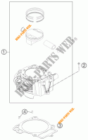 CYLINDER for KTM 690 DUKE R ABS 2015