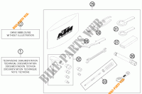 TOOL KIT / MANUALS / OPTIONS for KTM 690 DUKE R ABS 2015