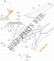 TANK / SEAT for KTM 85 SX 19/16 2024