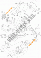 EXHAUST for KTM 1290 SUPER DUKE GT ORANGE ABS 2016