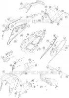 PLASTICS  200 ktm-motorcycle 2023 Duke 10