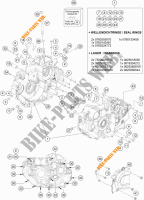 CRANKCASE for KTM 690 DUKE ORANGE 2018