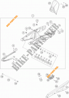 SWINGARM for KTM 890 ADVENTURE orange 2024