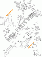 PLASTICS for KTM 890 ADVENTURE R 2023