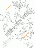PLASTICS for KTM 890 ADVENTURE R 2024