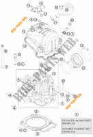 CYLINDER HEAD  for KTM 690 DUKE WHITE ABS 2015