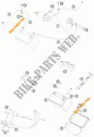 BATTERY for KTM 690 DUKE WHITE ABS 2014
