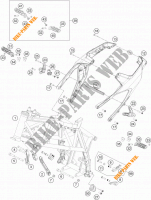 FRAME for KTM 690 DUKE WHITE ABS 2014