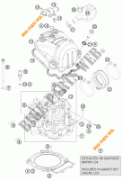 CYLINDER HEAD  for KTM 690 DUKE BLACK 2012