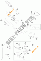HANDLEBAR / CONTROLS for KTM 690 DUKE BLACK 2012