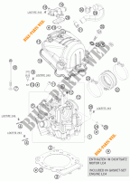CYLINDER HEAD  for KTM 690 DUKE ORANGE 2010