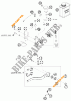 REAR BRAKE MASTER CYLINDER for KTM 690 DUKE ORANGE 2010