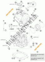 CYLINDER HEAD  for KTM 690 DUKE WHITE 2009