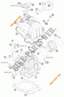 CYLINDER HEAD  for KTM 690 DUKE ORANGE 2009
