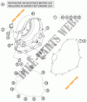 CLUTCH COVER for KTM 690 DUKE ORANGE 2009