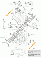 CYLINDER HEAD  for KTM 690 DUKE ORANGE 2009