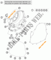 CLUTCH COVER for KTM 690 DUKE WHITE 2009
