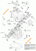 CYLINDER HEAD  for KTM 690 DUKE WHITE 2009