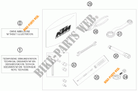TOOL KIT / MANUALS / OPTIONS for KTM 690 DUKE WHITE 2009