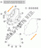CLUTCH COVER for KTM 690 DUKE ORANGE 2009