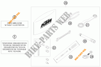 TOOL KIT / MANUALS / OPTIONS for KTM 690 DUKE BLACK 2009