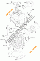 CYLINDER HEAD  for KTM 690 DUKE WHITE 2008