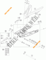 SWINGARM for KTM 390 DUKE WHITE 2018