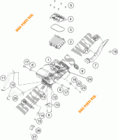 AIR FILTER for KTM 390 DUKE ORANGE 2018