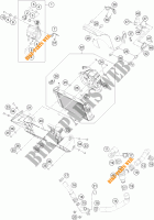 COOLING SYSTEM for KTM 390 DUKE ORANGE 2018