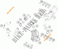 EXHAUST for KTM 390 DUKE ORANGE 2018