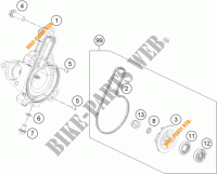 WATERPUMP for KTM 390 DUKE WHITE 2017