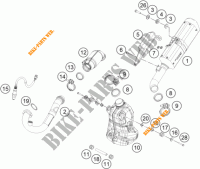EXHAUST for KTM 390 DUKE WHITE 2017